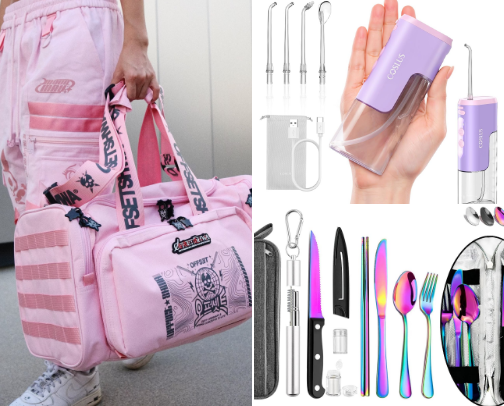 What's in my work duffel bag? cover photo collage