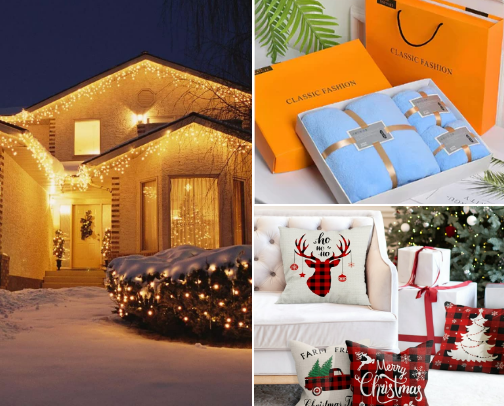 Christmas & Holiday Essentials cover photo collage