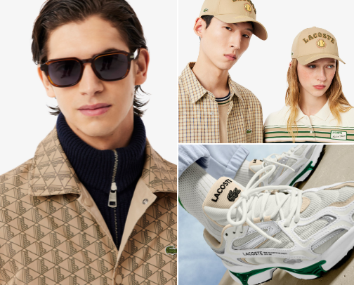 Lacoste Style Vault cover photo collage