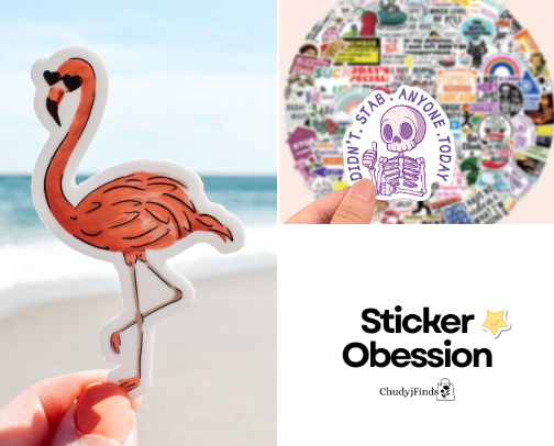 Sticker obsessions are real! cover photo collage