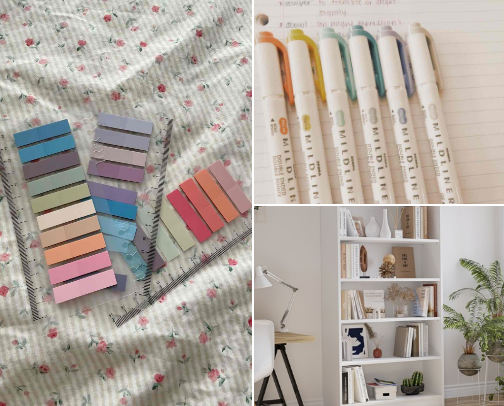 Things you’ll find in my reading nook! cover photo collage