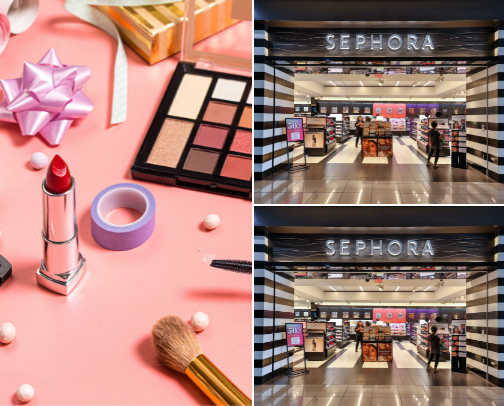 Sephora ❤️ cover photo collage