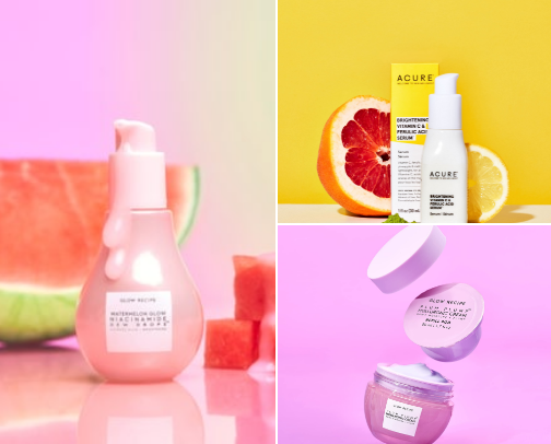Skincare favorites cover photo collage