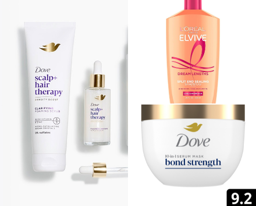 Hair products 🤎💫 cover photo collage