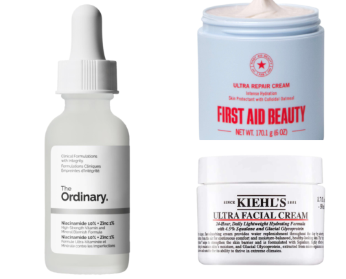Skincare cover photo collage