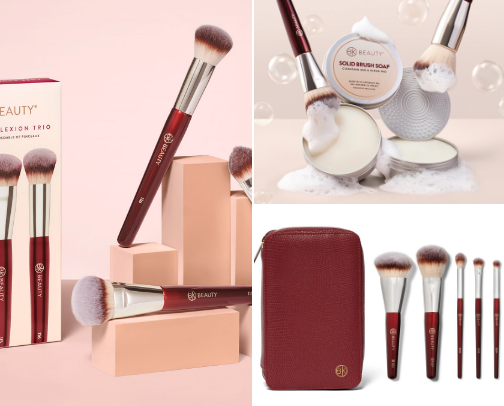 My favorite makeup brush products cover photo collage