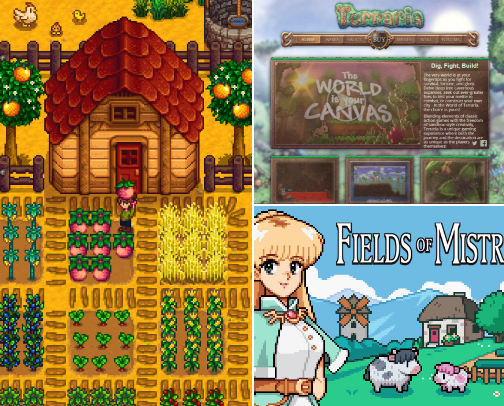 Pixel Perfect & Peaceful 🧩
Games to unwind, farm, and explore. cover photo collage