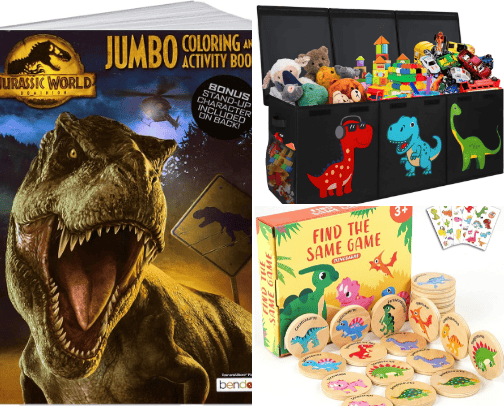 Toddler Dinosaur Favorites cover photo collage