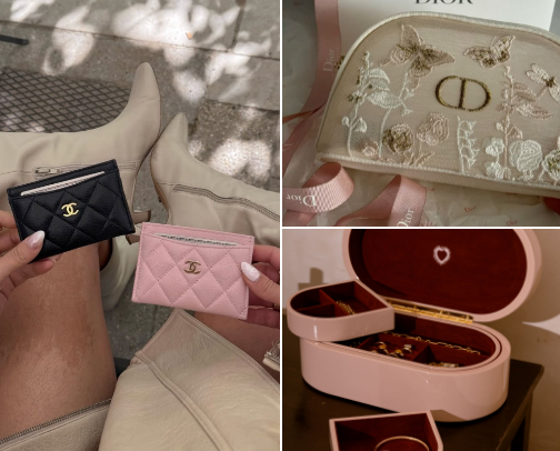 Beauty Pouches & Wallets 🩰✨ cover photo collage