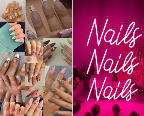 Nails 💅🏼 cover photo collage