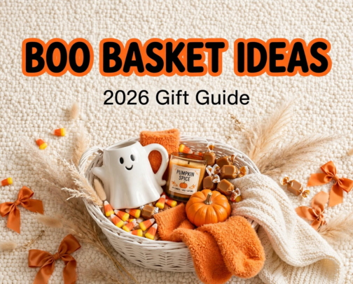 The Ultimate Boo Basket Gift Guide 2026 - 30+ Spooky Season Essentials for everyone ✨️ cover photo collage