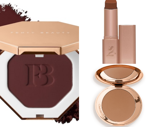 ✨️ 🌅 Sunset Skin Glow Bronzer Recommended by beauty influencer and Celebrities ✨️ cover photo collage