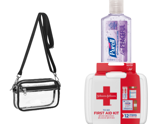 music festival essentials🎶🪩✨ cover photo collage