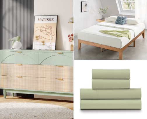 Sage & Mint Green Decor cover photo collage