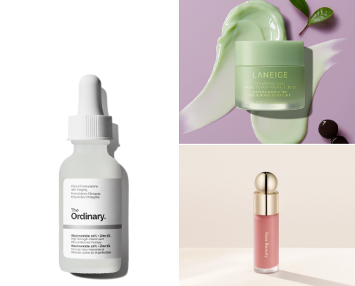 Beauty and skin care cover photo collage
