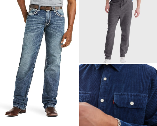 Comfort and Style in Men's Clothing cover photo collage