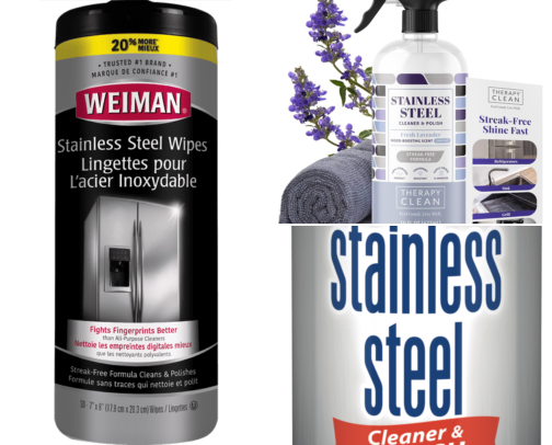 Stainless Steel Cleaners That Made My Smudgy Fridge Look Showroom New Again cover photo collage
