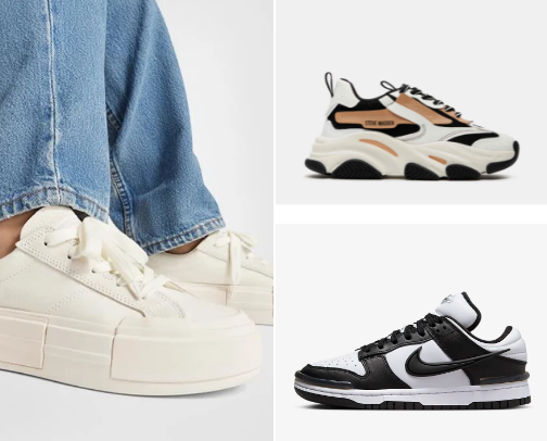 Women's sneakers - Style and comfort 😊 cover photo collage