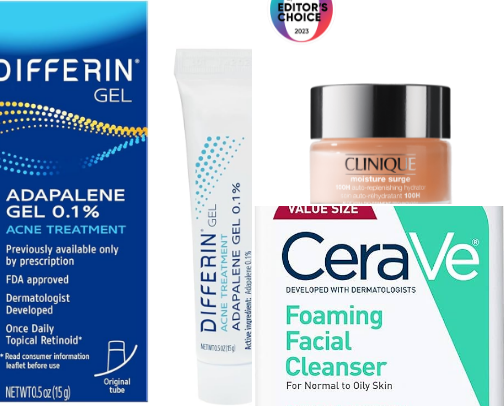 Safe Skincare for acne prone skin cover photo collage