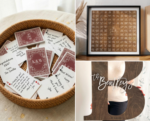 Wedding Guest Books That Aren't Boring cover photo collage