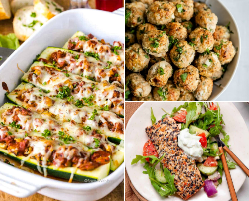 Healthy food that’s actually good cover photo collage