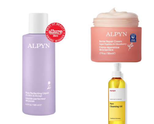skincare favs cover photo collage