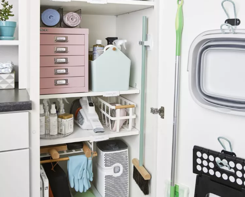 ✨ Get a spotless home with flexible tools that bend, twist, and tackle every corner including paper products and cleaners. cover photo collage