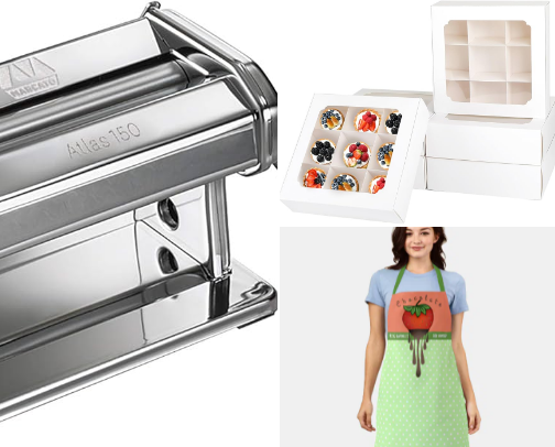 Fun Baking Accessories cover photo collage