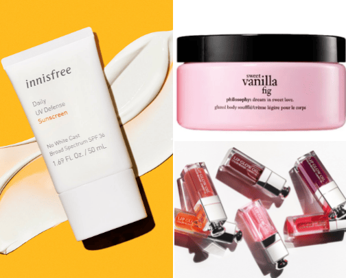 Beauty essentials cover photo collage