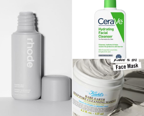 Skin care cover photo collage
