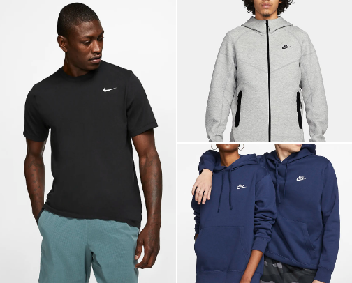 Men’s clothing nike cover photo collage
