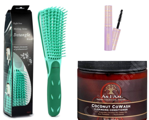 Body, Face, and Curly Hair cover photo collage