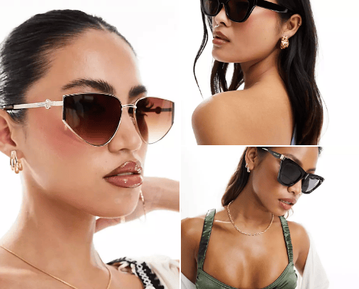 Trending Glasses & Sunglasses for Women and Men cover photo collage