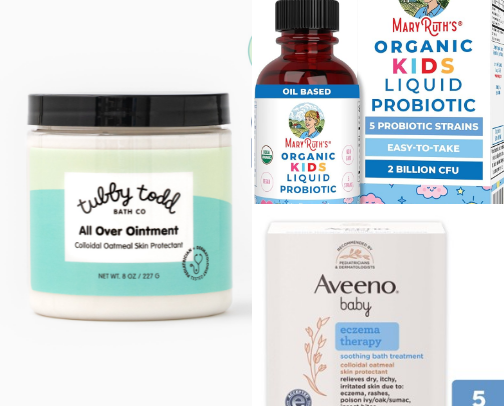 Eczema Relief for little ones cover photo collage