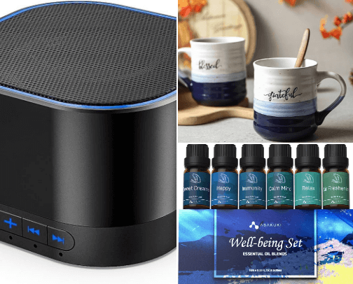 Comfort Items for a Tranquil Home Life cover photo collage