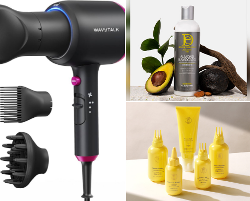 Products that work for natural hair! cover photo collage