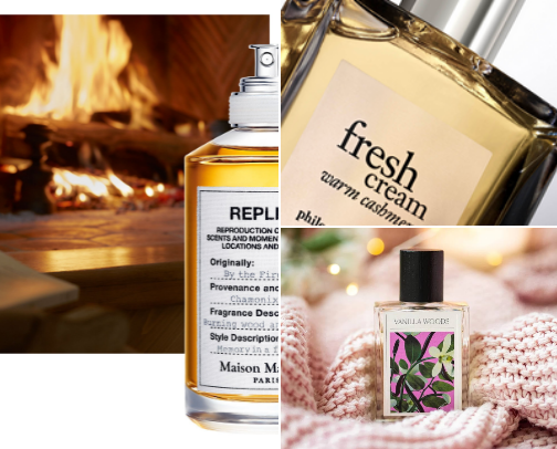 Cozy Fall Perfumes cover photo collage