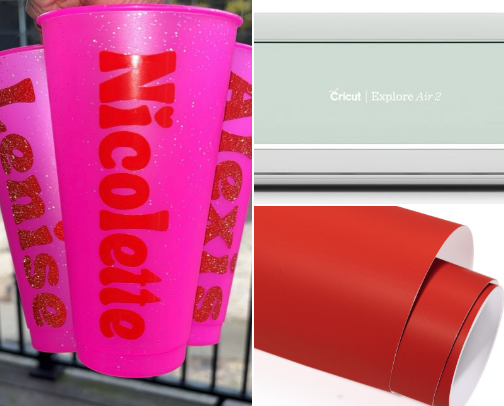 Must Have Cricut Supplies for personalized Tumblers cover photo collage