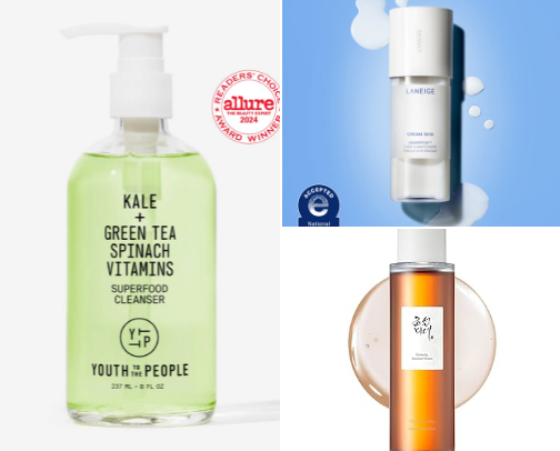 Skincare for Acne Prone Skin 🫧 cover photo collage