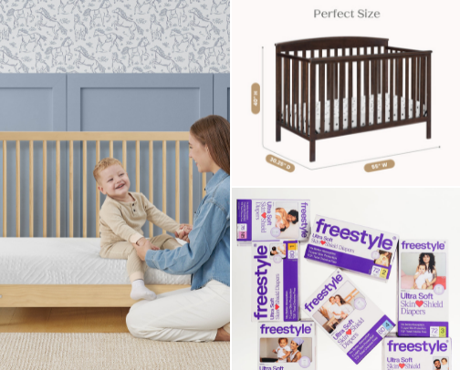 Kind of granola mom faves for baby cover photo collage
