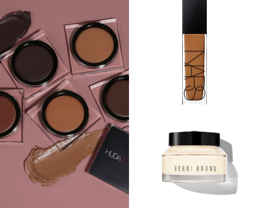 Soft glam for darker skin tones
 (black woman addition) cover photo collage