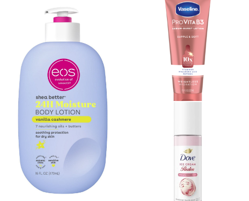 non-sticky body lotions after shower 🚿🛁🧼 cover photo collage