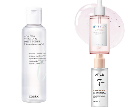 my current skincare routine! cover photo collage