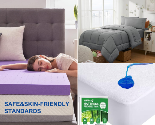 Dorm room essentials from a boy moms perspective cover photo collage