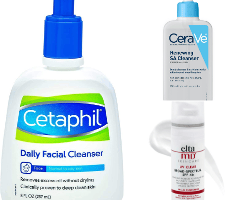 Solutions for oily skin cover photo collage