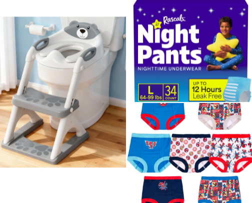 Potty training favorites cover photo collage