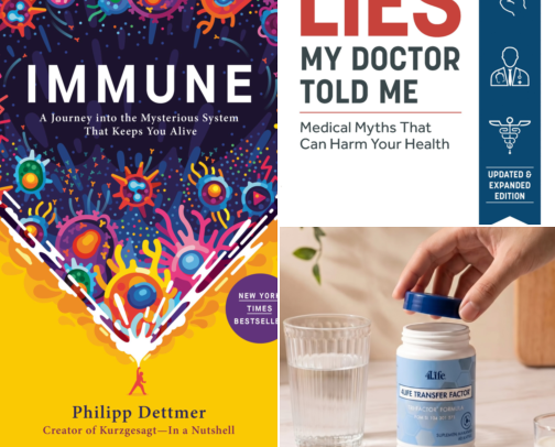 Health Mind Body Immune System cover photo collage