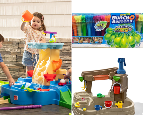 Summer Outdoor Fun for Kidzzz | Water Toys & Backyard Favorites cover photo collage