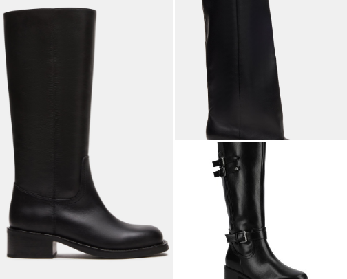 black boots cover photo collage