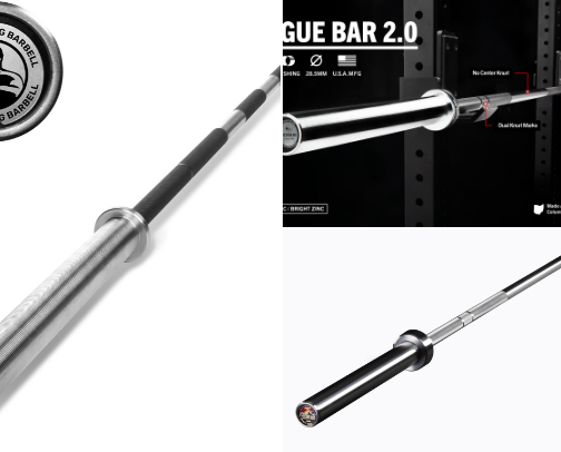 Best Olympic Barbells for Garage Gym Beginners cover photo collage